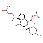 Cholan-24-oic acid, 7-(acetyloxy)-3,12-dihydroxy-, (3a,5b,7a,12a)-