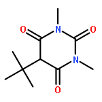 2,4,6(1H,3H,5H)-PYRIMIDINETRIONE, 5-(1,1-DIMETHYLETHYL)-1,3-DIMETHYL-