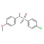 Benzenesulfonamide, 4-chloro-N-(4-methoxyphenyl)-