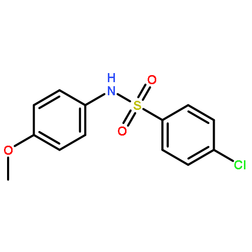 Benzenesulfonamide, 4-chloro-N-(4-methoxyphenyl)-