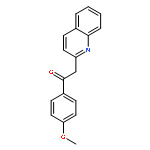 1-(4-METHOXYPHENYL)-2-QUINOLIN-2-YLETHANONE 