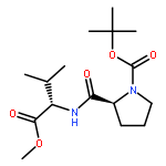 L-Valine, 1-[(1,1-dimethylethoxy)carbonyl]-L-prolyl-, methyl ester