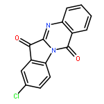 INDOLO[2,1-B]QUINAZOLINE-6,12-DIONE, 8-CHLORO-