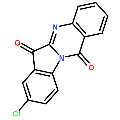 INDOLO[2,1-B]QUINAZOLINE-6,12-DIONE, 8-CHLORO-