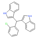 3,3'-[(2-chlorophenyl)methylene]bis-1H-Indole