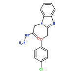 2-{2-[(4-chlorophenoxy)methyl]-1H-benzimidazol-1-yl}acetohydrazide