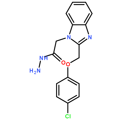 2-{2-[(4-chlorophenoxy)methyl]-1H-benzimidazol-1-yl}acetohydrazide