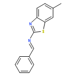 N-(6-METHYL-1,3-BENZOTHIAZOL-2-YL)-1-PHENYLMETHANIMINE 