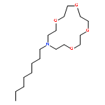 13-OCTYL-1,4,7,10-TETRAOXA-13-AZACYCLOPENTADECANE 