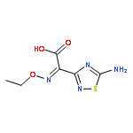 (Z)-2-(5-AMINO-1,2,4-THIADIAZOL-3-YL)-2-(ETHOXYIMINO)ACETIC ACID 