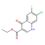 7-Chloro-6-fluoro-4-oxo-1,4-dihydro-quinoline-3-carboxylic acid ethyl ester