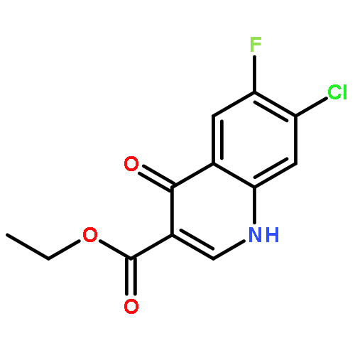 7-Chloro-6-fluoro-4-oxo-1,4-dihydro-quinoline-3-carboxylic acid ethyl ester