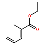 2,4-Pentadienoic acid, 2-methyl-, ethyl ester, (E)-