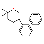 2H-Pyran, tetrahydro-2,2-dimethyl-5,5-diphenyl-