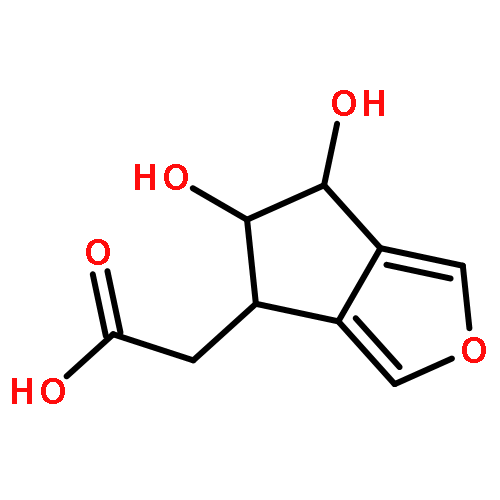 4H-Cyclopenta[c]furan-4-aceticacid, 5,6-dihydro-5,6-dihydroxy-, (4S,5R,6S)-