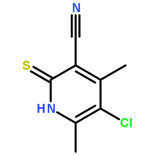 5-CHLORO-4,6-DIMETHYL-2-SULFANYLIDENE-1H-PYRIDINE-3-CARBONITRILE 