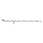 2,5,8,11,14,17-HEXAOXAEICOSANE-20-NITRILE, 15-METHYL-, (15S)-