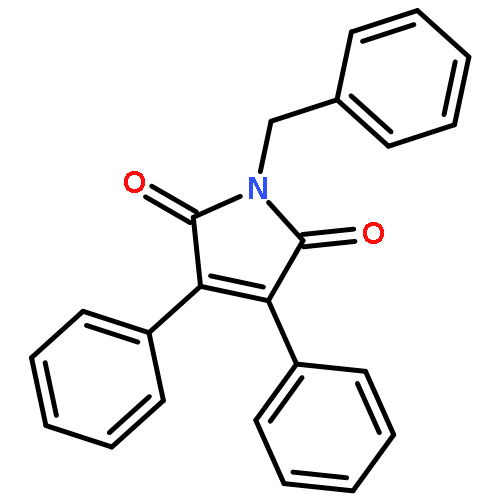 1H-Pyrrole-2,5-dione, 3,4-diphenyl-1-(phenylmethyl)-