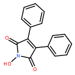 1H-Pyrrole-2,5-dione, 1-hydroxy-3,4-diphenyl-