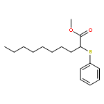 DECANOIC ACID, 2-(PHENYLTHIO)-, METHYL ESTER