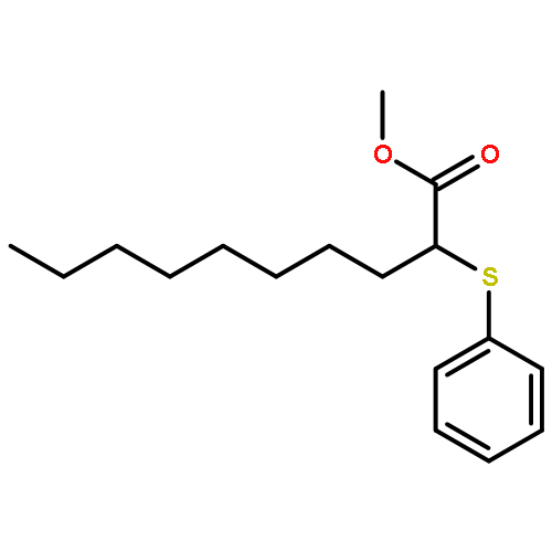 DECANOIC ACID, 2-(PHENYLTHIO)-, METHYL ESTER