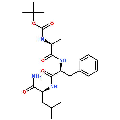 L-Leucinamide, N-[(1,1-dimethylethoxy)carbonyl]-L-alanyl-L-phenylalanyl-