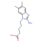 1H-BENZIMIDAZOLE-1-PENTANOIC ACID, 2-AMINO-5,6-DIMETHYL-