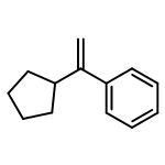 Benzene, (1-cyclopentylethenyl)-