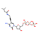 Cytidine 5'-(tetrahydrogen triphosphate),2'-deoxy-5-[3-[(3-methyl-1-oxobutyl)amino]-1-propynyl]-