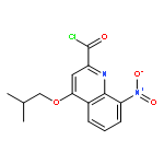 4-(2-METHYLPROPOXY)-8-NITROQUINOLINE-2-CARBONYL CHLORIDE 