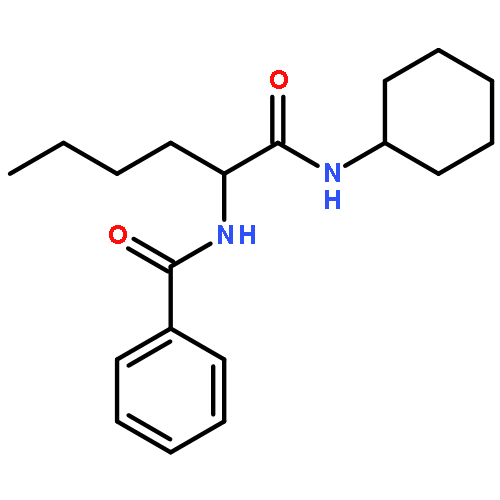 BENZAMIDE, N-[1-[(CYCLOHEXYLAMINO)CARBONYL]PENTYL]-