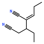 Pentanedinitrile, 3-ethyl-2-propylidene-