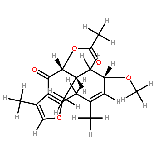 2-methoxy-5-acetoxy-furanogermacr-1(10)-en-6-one