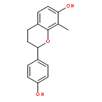 (2S)-2-(4-HYDROXYPHENYL)-8-METHYL-3,4-DIHYDRO-2H-CHROMEN-7-OL 