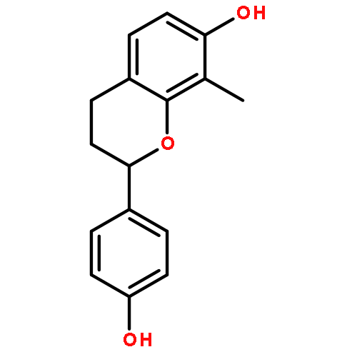 (2S)-2-(4-HYDROXYPHENYL)-8-METHYL-3,4-DIHYDRO-2H-CHROMEN-7-OL 