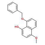 1-Naphthalenol, 4-methoxy-8-(phenylmethoxy)-