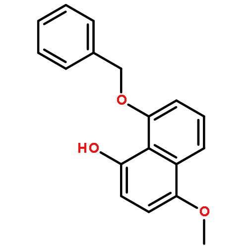 1-Naphthalenol, 4-methoxy-8-(phenylmethoxy)-