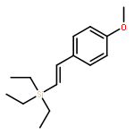 Silane, triethyl[(1E)-2-(4-methoxyphenyl)ethenyl]-