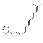 THIOPHENE, 2-[(2E,6E)-3,7,11-TRIMETHYL-2,6,10-DODECATRIENYL]-