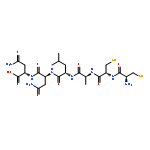 L-ASPARAGINE, L-CYSTEINYL-L-CYSTEINYL-L-ALANYL-L-LEUCYL-L-ASPARAGINYL-