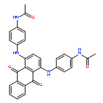 N-[4-[[4-(4-ACETAMIDOANILINO)-9,10-DIOXOANTHRACEN-1-YL]AMINO]PHENYL]ACETAMIDE 