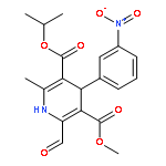 5-ISOPROPYL-3-METHYL 2-FORMYL-1,4-DIHYDRO-6-METHYL-4-(3-NITROPHENYL)-3,5-PYRIDINEDICARBOXYLATE 