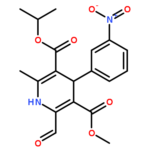 5-ISOPROPYL-3-METHYL 2-FORMYL-1,4-DIHYDRO-6-METHYL-4-(3-NITROPHENYL)-3,5-PYRIDINEDICARBOXYLATE 