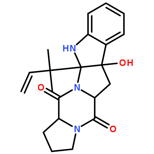 11a-(1,1-dimethyl-allyl)-6a-hydroxy-1,2,3,6,6a,11,11a,13a-octahydro-5aH-pyrrolo[1'',2'':4',5']pyrazino[1',2':1,5]pyrrolo[2,3-b]indole-5,13-dione