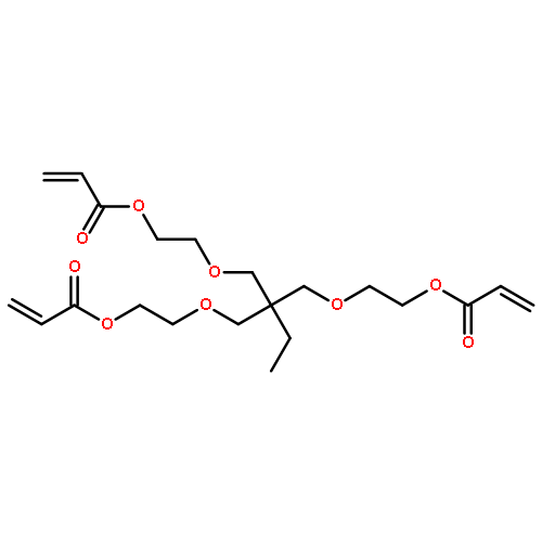 2-Propenoic acid,1,1'-[[2-ethyl-2-[[2-[(1-oxo-2-propen-1-yl)oxy]ethoxy]methyl]-1,3-propanediyl]bis(oxy-2,1-ethanediyl)]ester