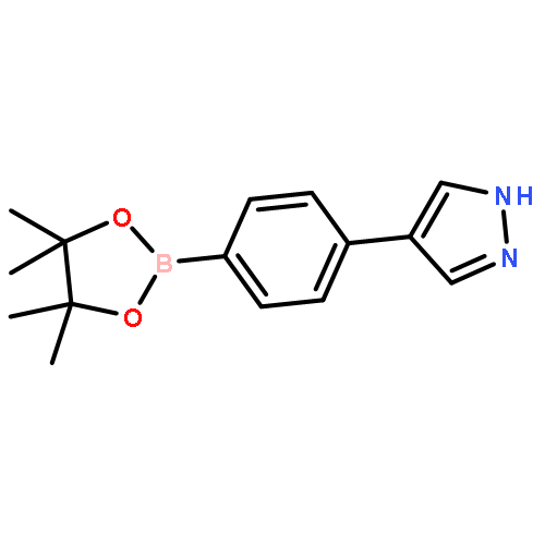 1H-PYRAZOLE, 4-[4-(4,4,5,5-TETRAMETHYL-1,3,2-DIOXABOROLAN-2-YL)PHENYL]-