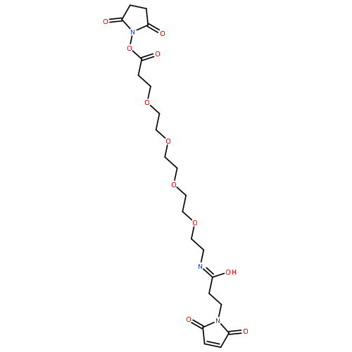 (2,5-DIOXOPYRROLIDIN-1-YL) 3-[2-[2-[2-[2-[3-(2,5-DIOXOPYRROL-1-YL)PROPANOYLAMINO]ETHOXY]ETHOXY]ETHOXY]ETHOXY]PROPANOATE 