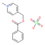 Pyridinium, 4-[(benzoyloxy)methyl]-1-methyl-, perchlorate