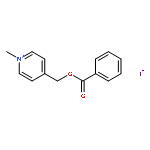 PYRIDINIUM, 4-[(BENZOYLOXY)METHYL]-1-METHYL-, IODIDE