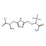 2-AMINO-3-[2-[4-AMINO-4-OXO-3-(TRIMETHYLAZANIUMYL)BUTYL]-1H-IMIDAZOL-5-YL]PROPANOATE 